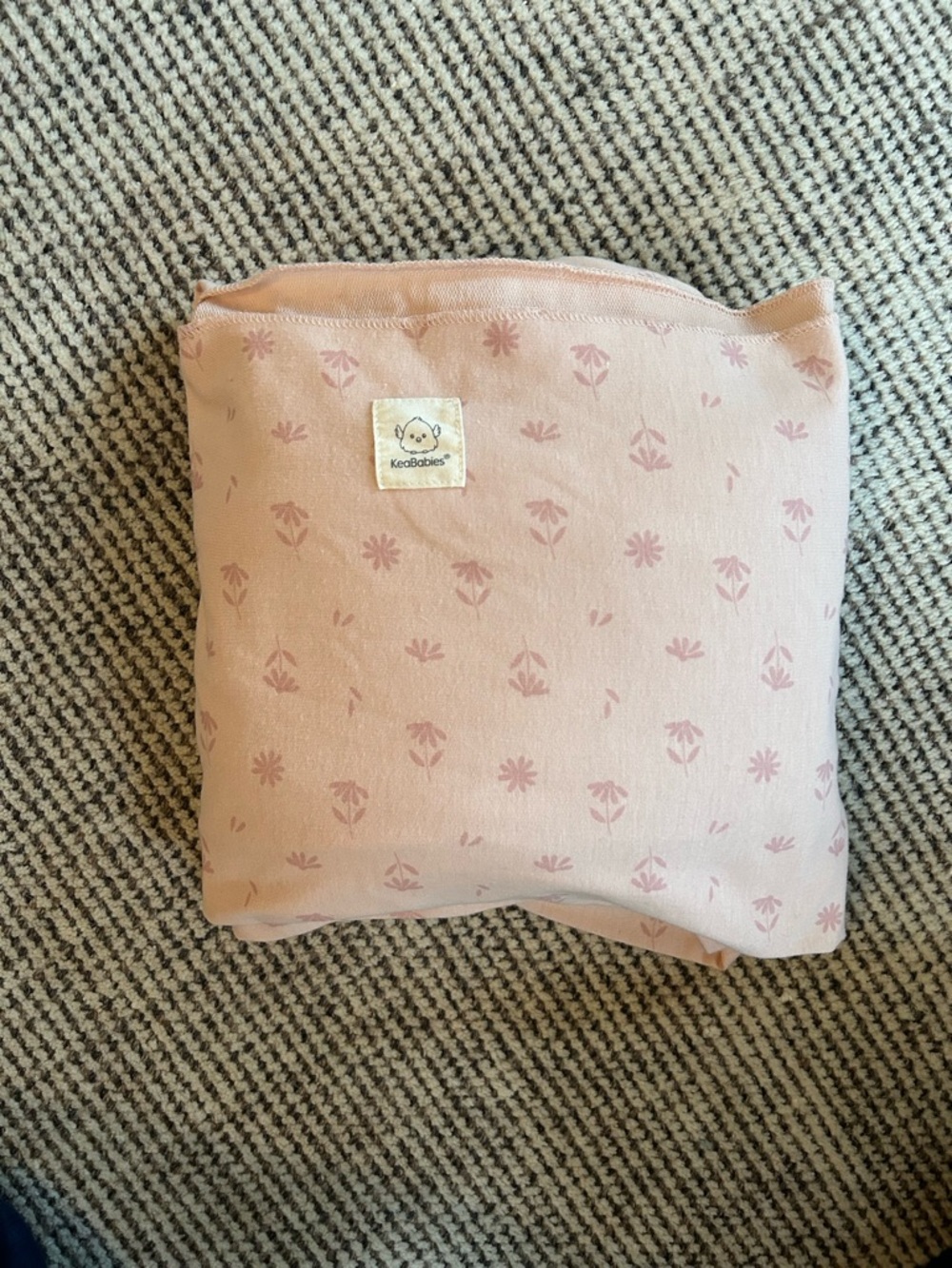 KeaBabies Pink Floral Baby Blanket